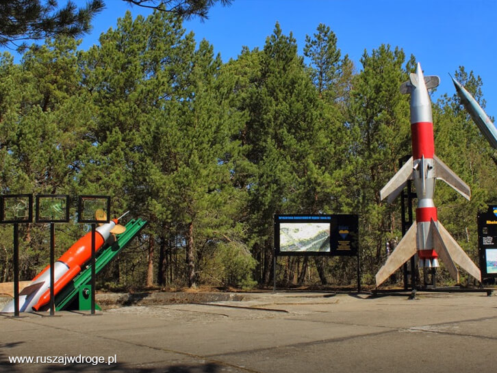 Rakiety znajdujące się w muzeum rakiet
